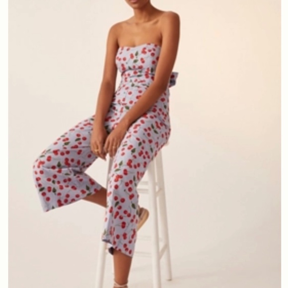 Maeve Tube Top and Wide-Leg Pant Set - Picture 1 of 8